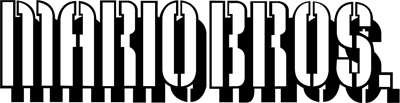 Mario Bros. logo for Atari 7800